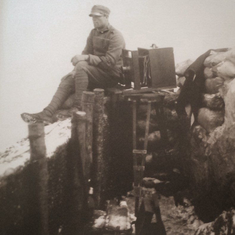 Carlo Balelli a Passo Ombrettola, 16 aprile 1916, CFB